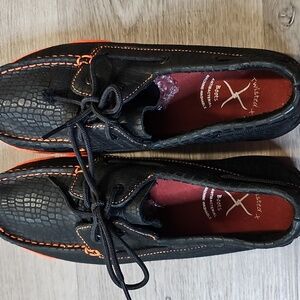 Twisted X Crocodile Driving Mocs